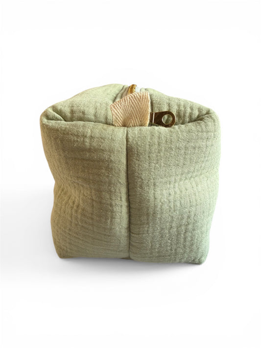 Soft Sage Boxy Pouch