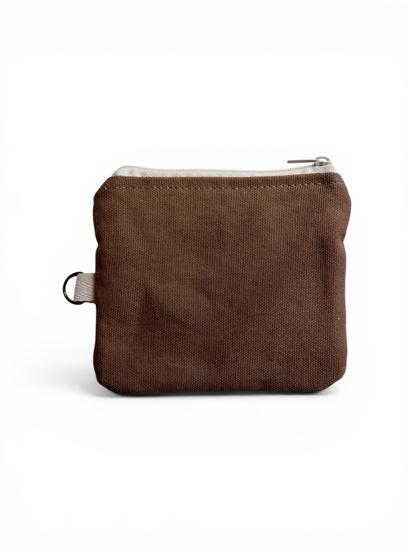 Florence Coffee Floral Keychain Wallet