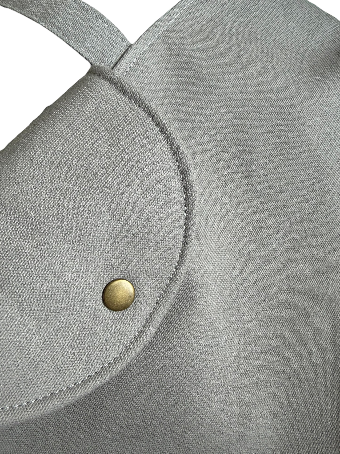 Siena Gray Canvas Tote Bag