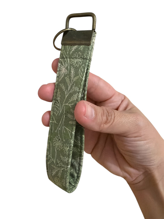Leaves Wristlet Keychain