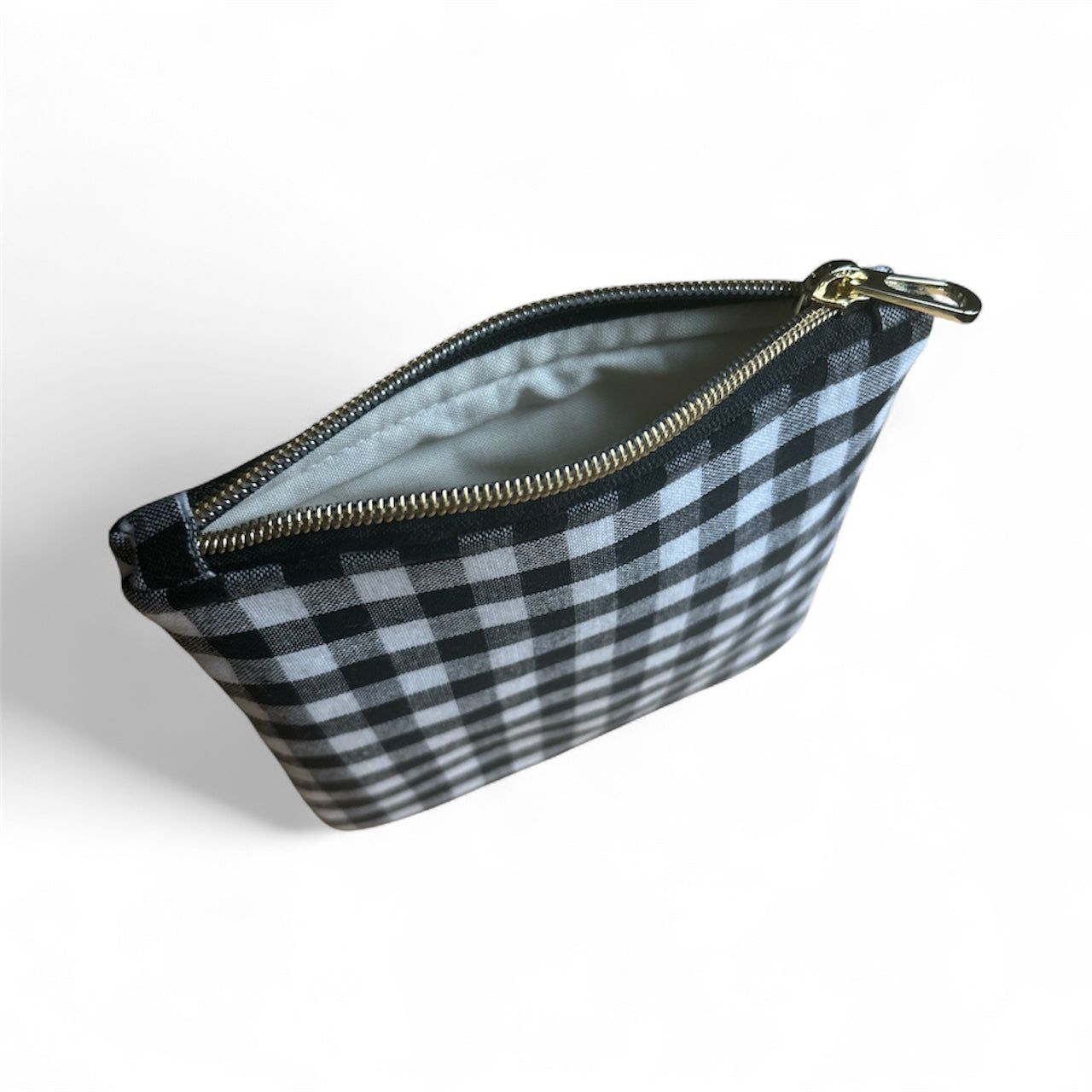 Mini Midnight Grid Zip Pouch