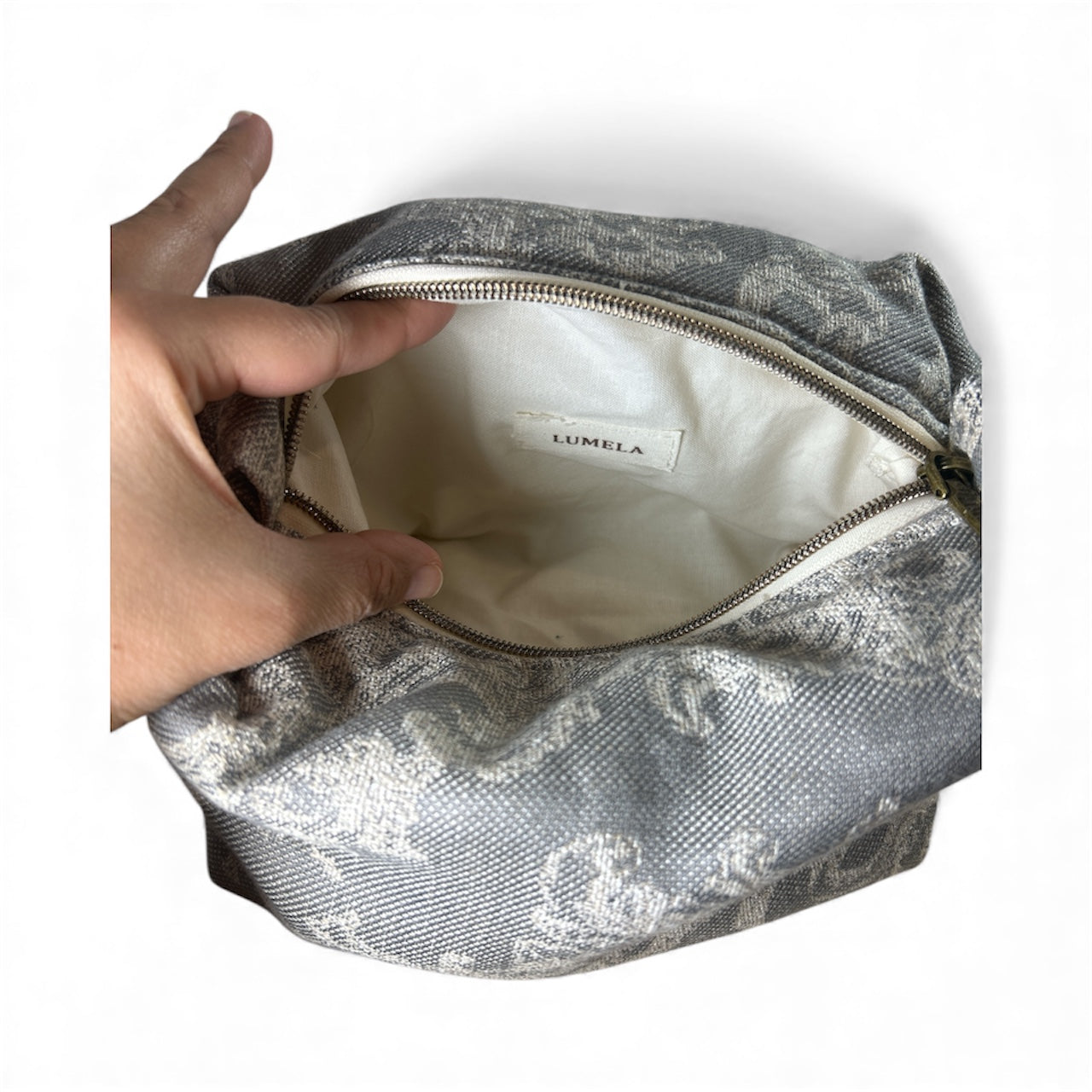 Boxy Pouch – Antique Grey