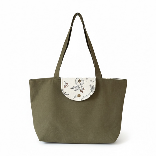 Meadow Large Canvas Tote Bag