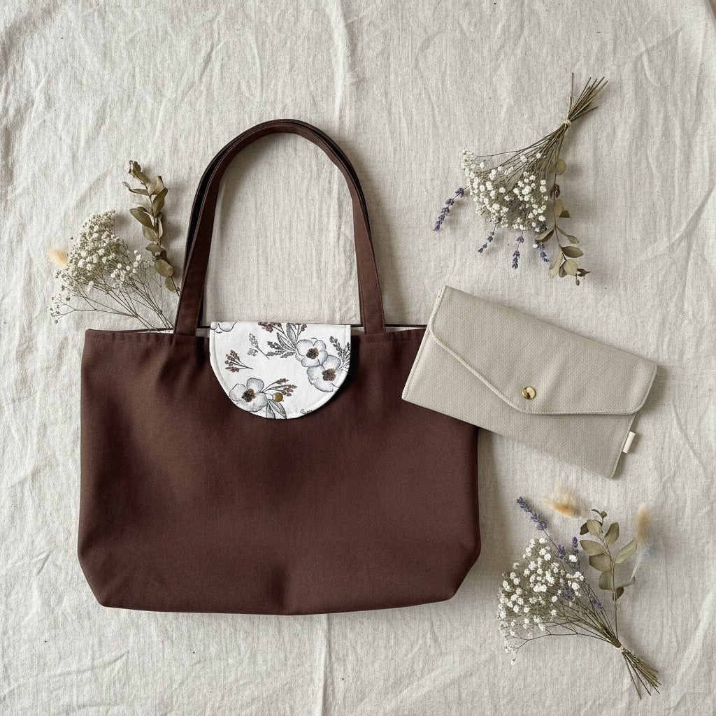 Meadow Tote Bag + Envelope Wallet Bundle
