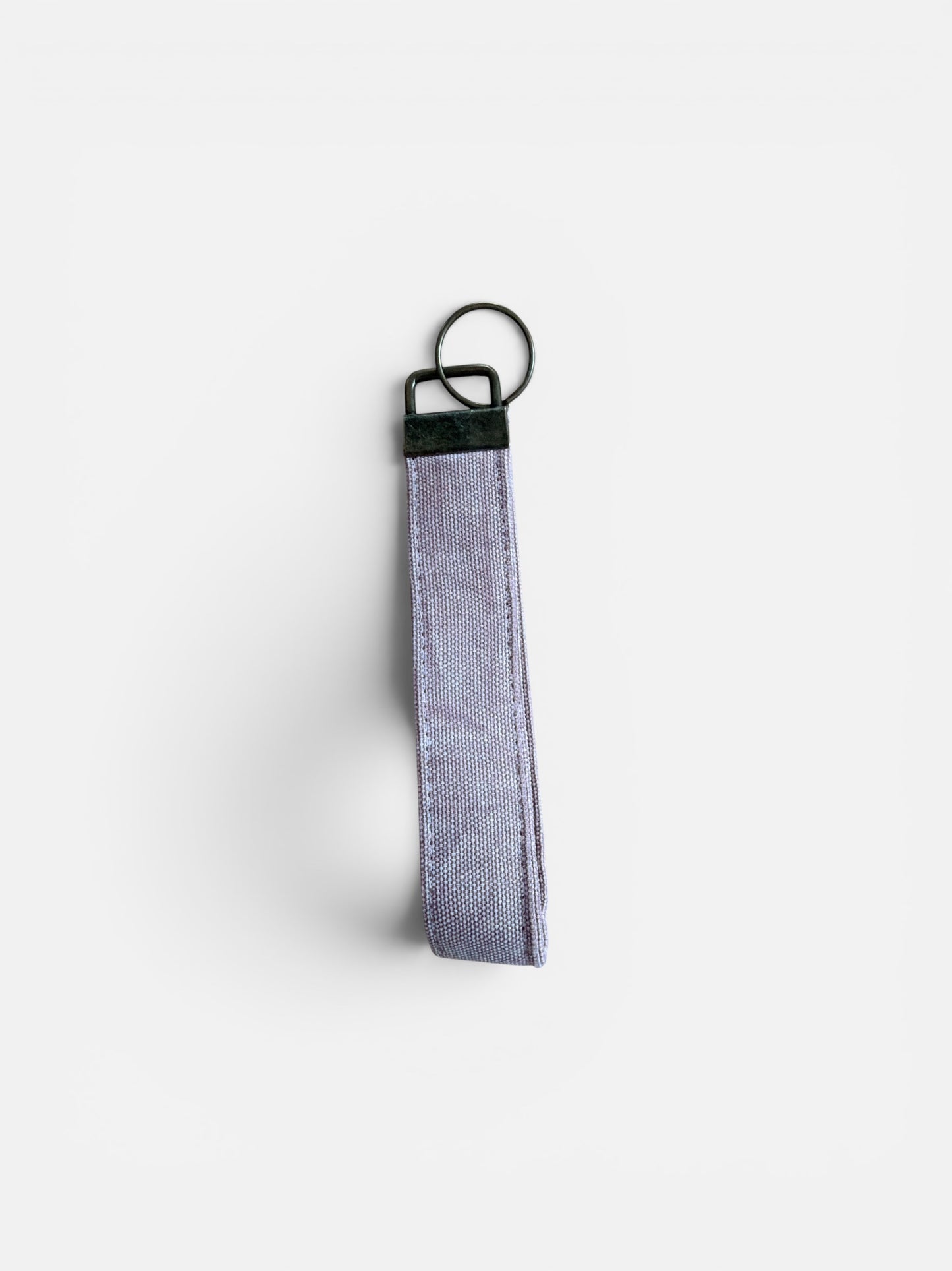 Washed Canvas Wristlet Keychain