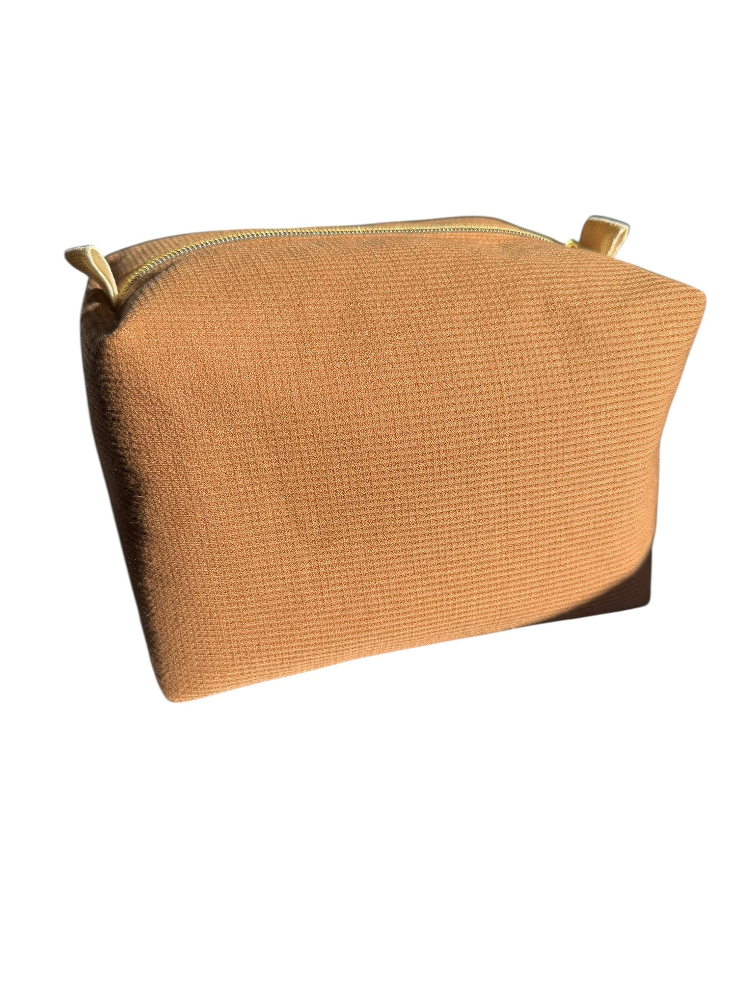 Waffle Knit Boxy Pouch