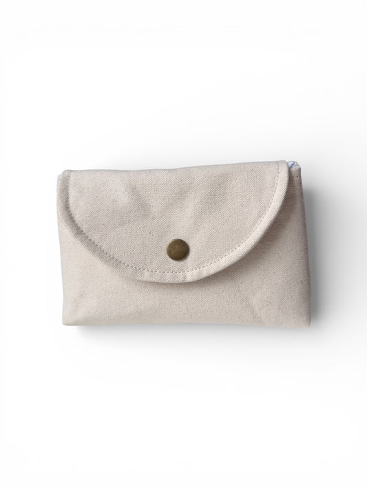 Lumela Neutral Canvas Clip-On Pouch