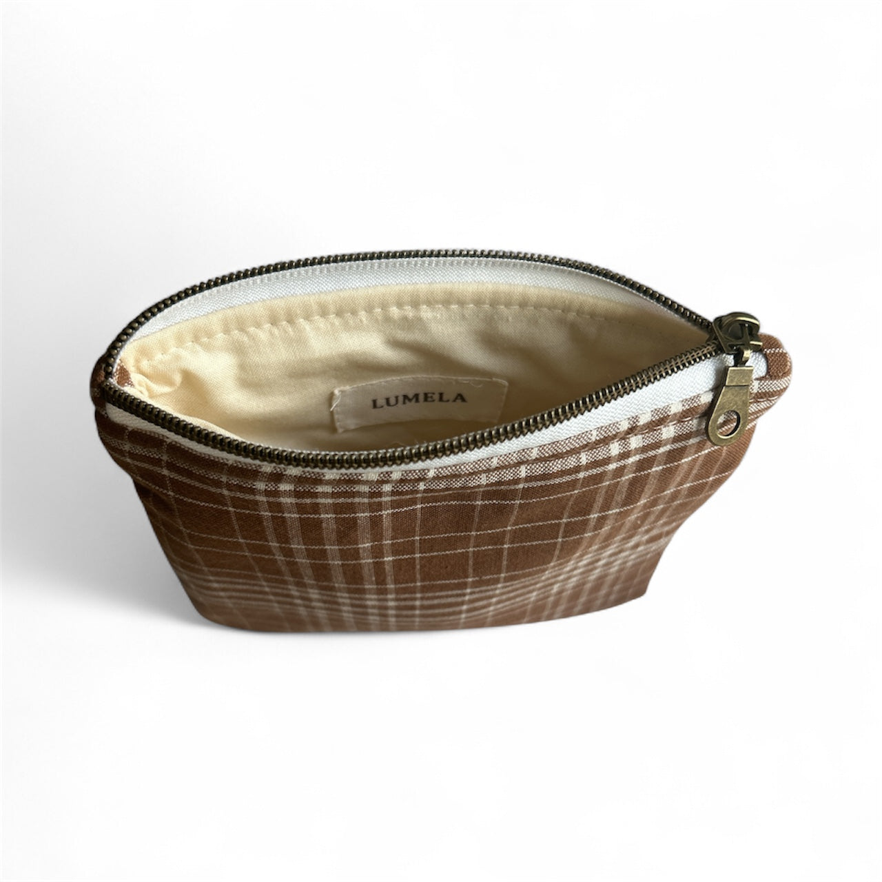 Mini Harvest Plaid Zip Pouch