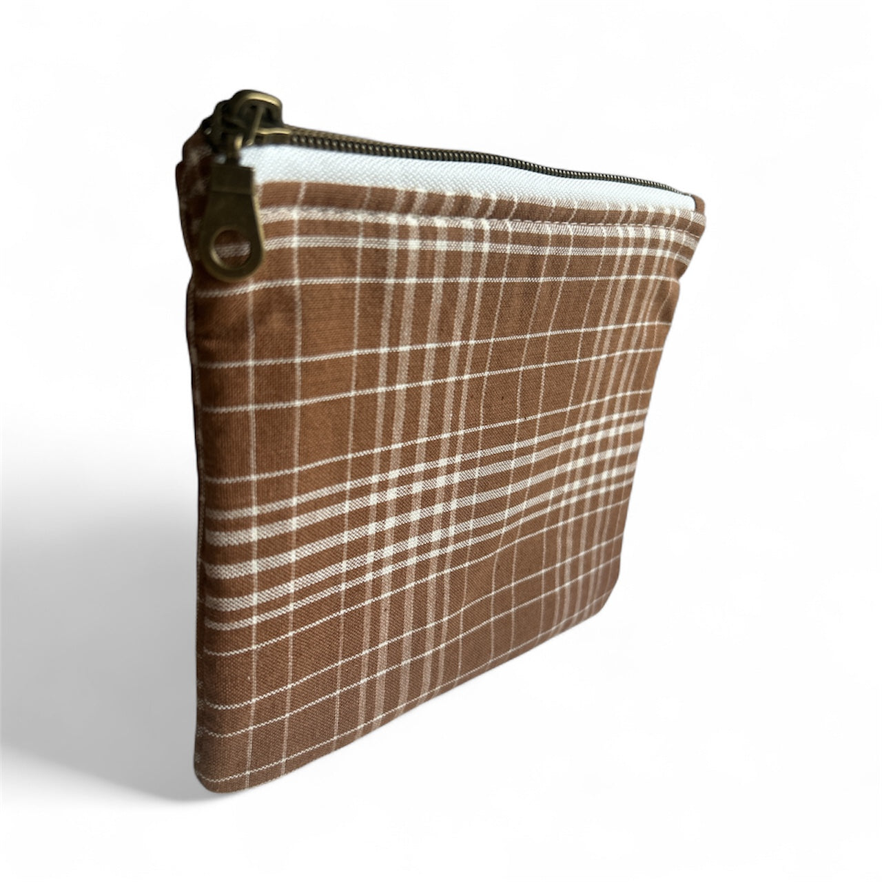 Mini Harvest Plaid Zip Pouch