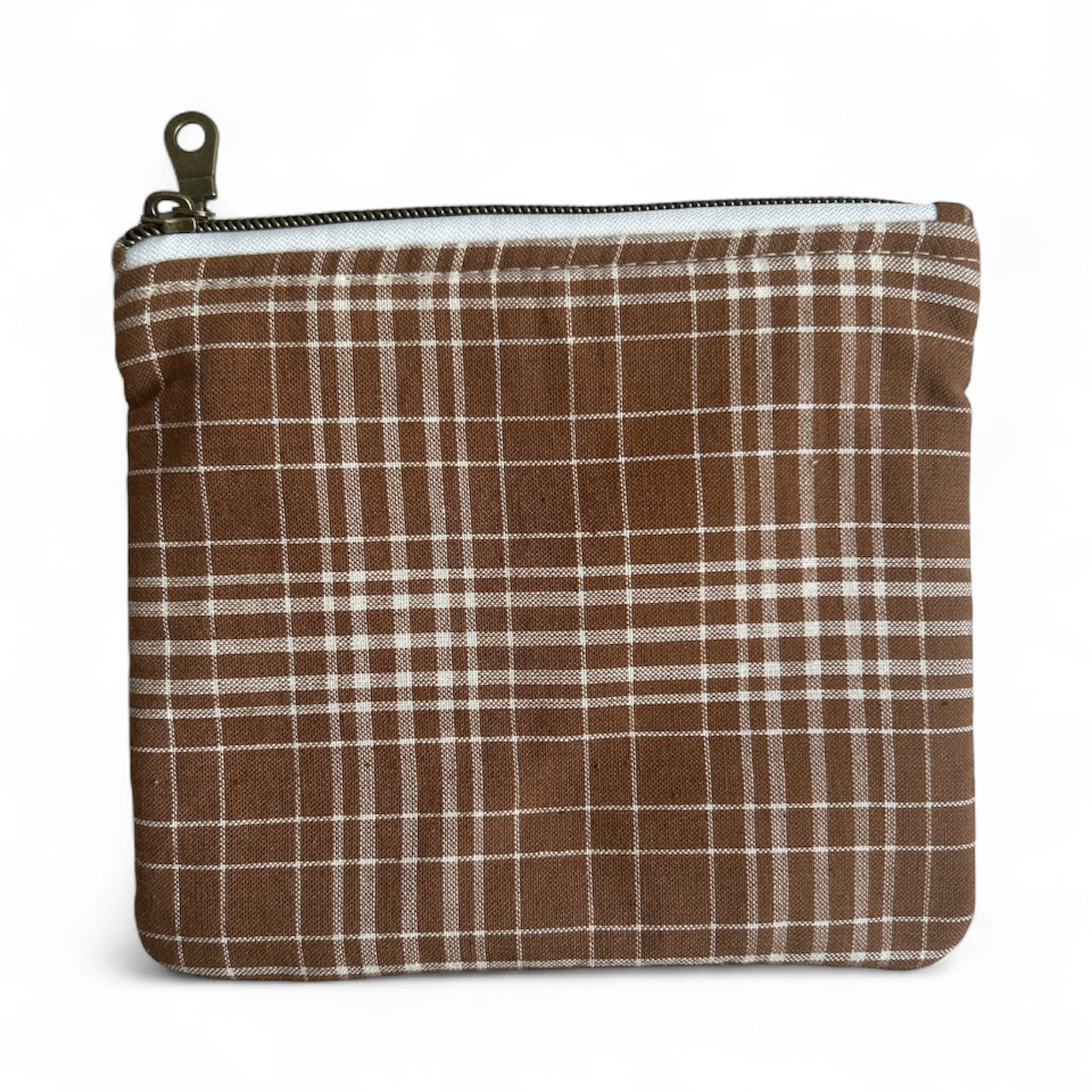 Mini Harvest Plaid Zip Pouch