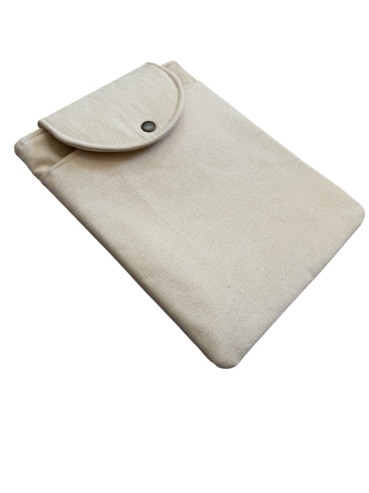 Lumela Neutral Canvas Ipad Bag