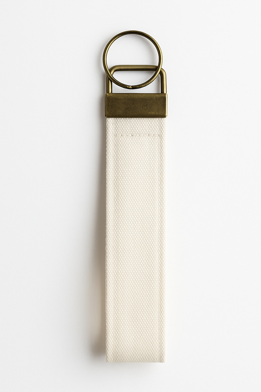 Canvas Wristlet Keychain