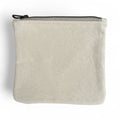 Neutral Canvas Zipper Pouch