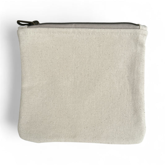 Mini Canvas Zip Pouch