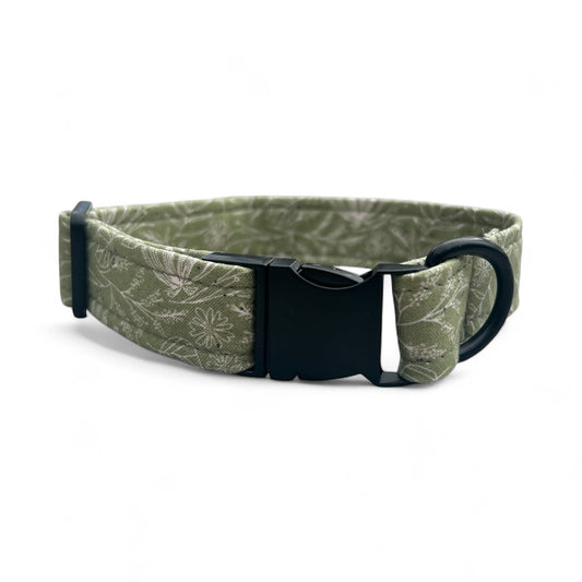 Dog Collar - Leaves