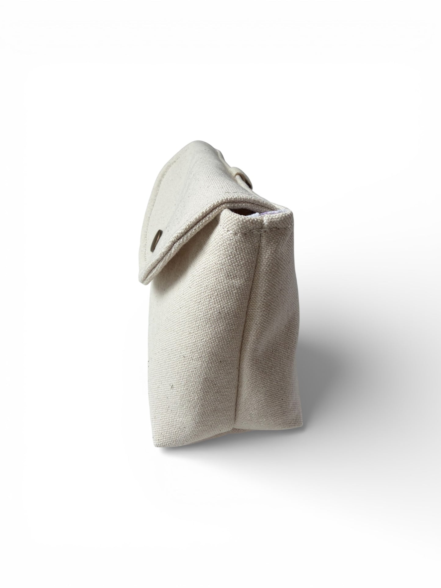 Lumela Neutral Canvas Clip-On Pouch