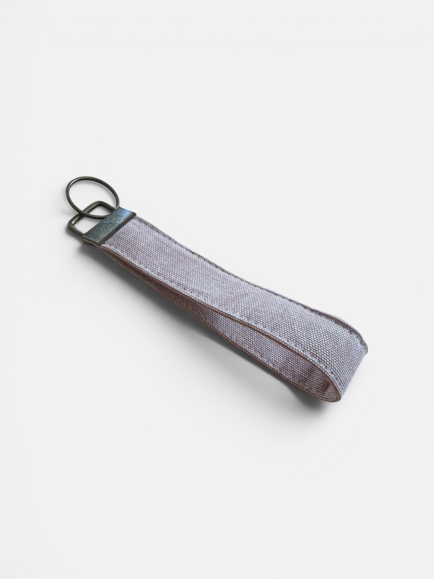 Washed Canvas Wristlet Keychain