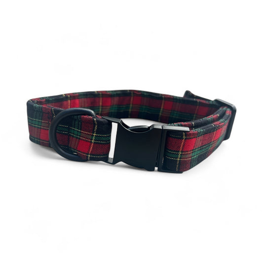 Dog Collar - Holiday Plaid