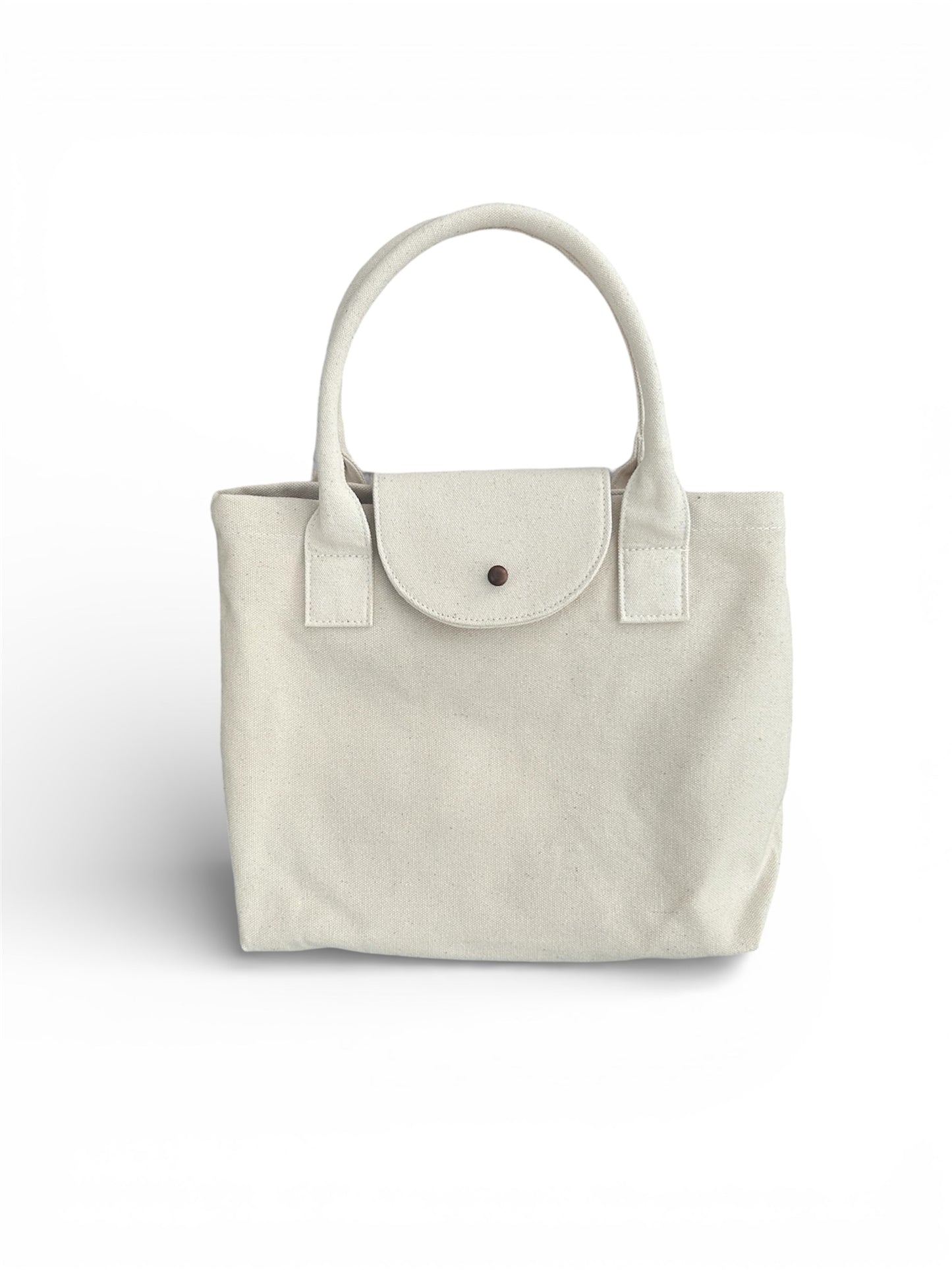 Lumela neutral canvas tote bag minimalist everyday bag