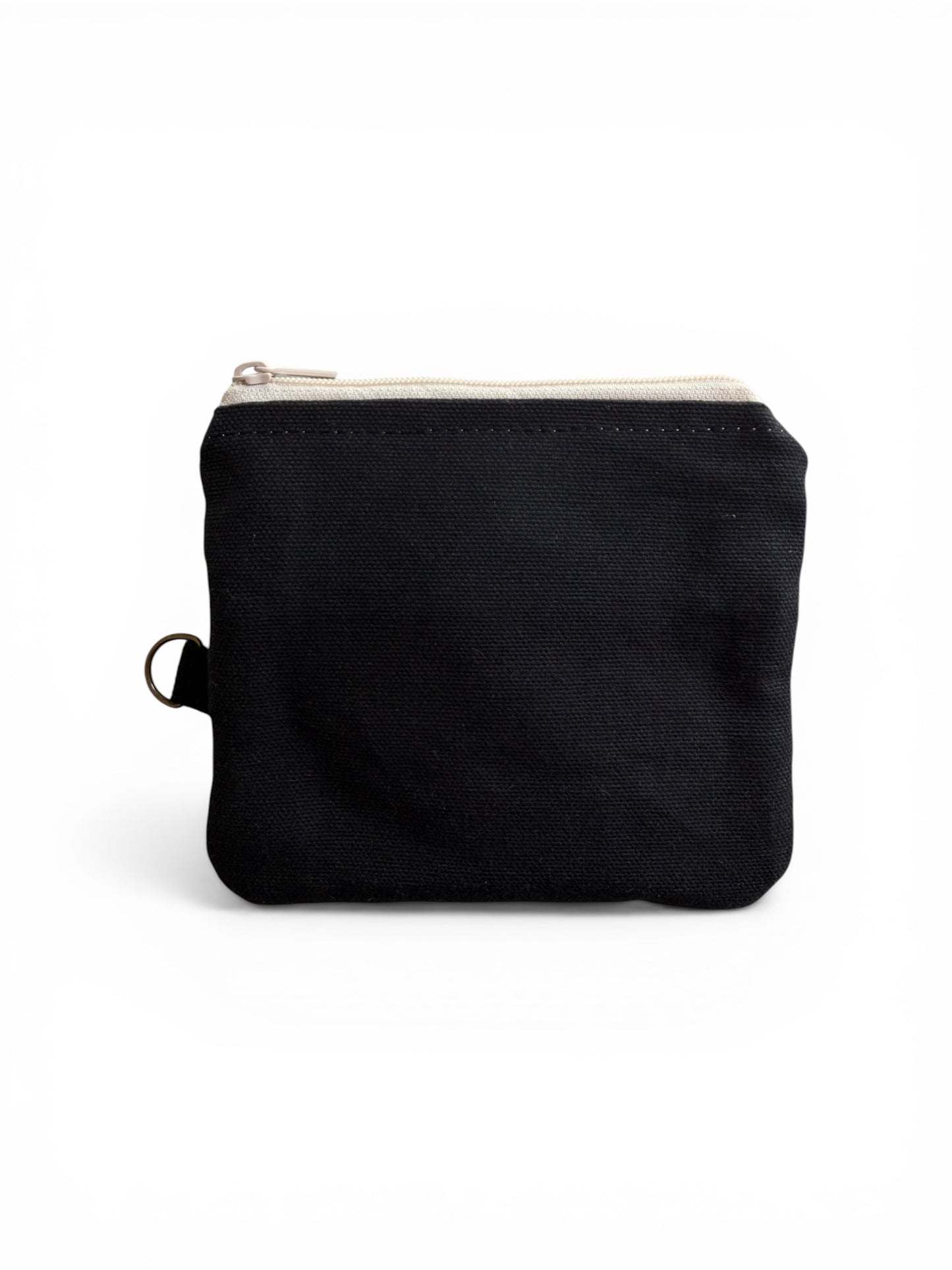 Florence Black Floral Keychain Wallet