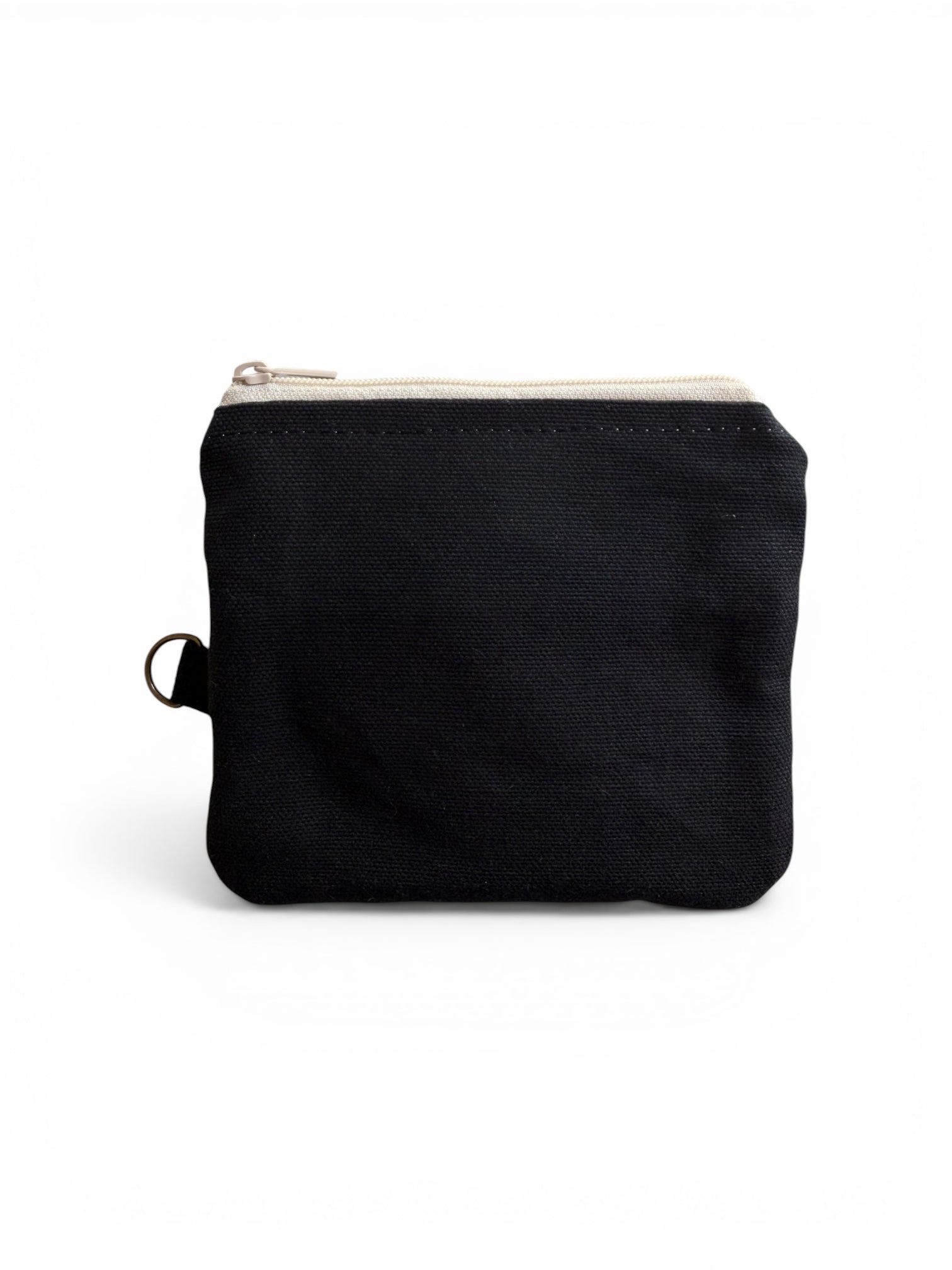 Florence Black Floral Keychain Wallet