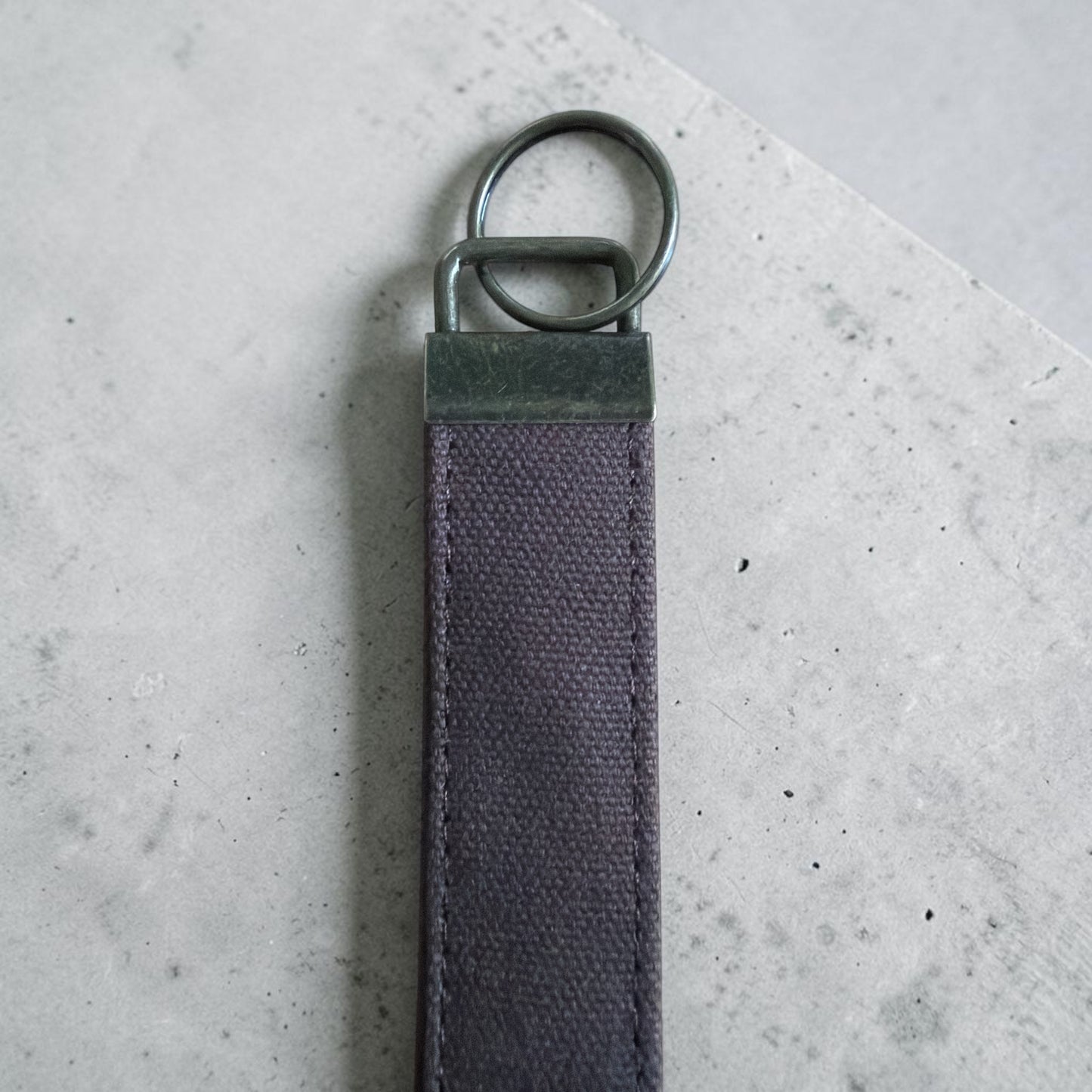 Lumela Minimalist Canvas Wristlet Keychain