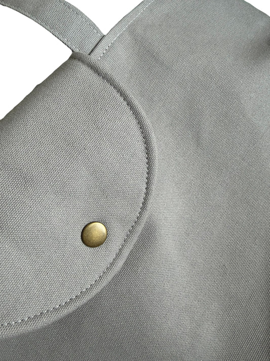 Siena Gray Canvas Tote Bag
