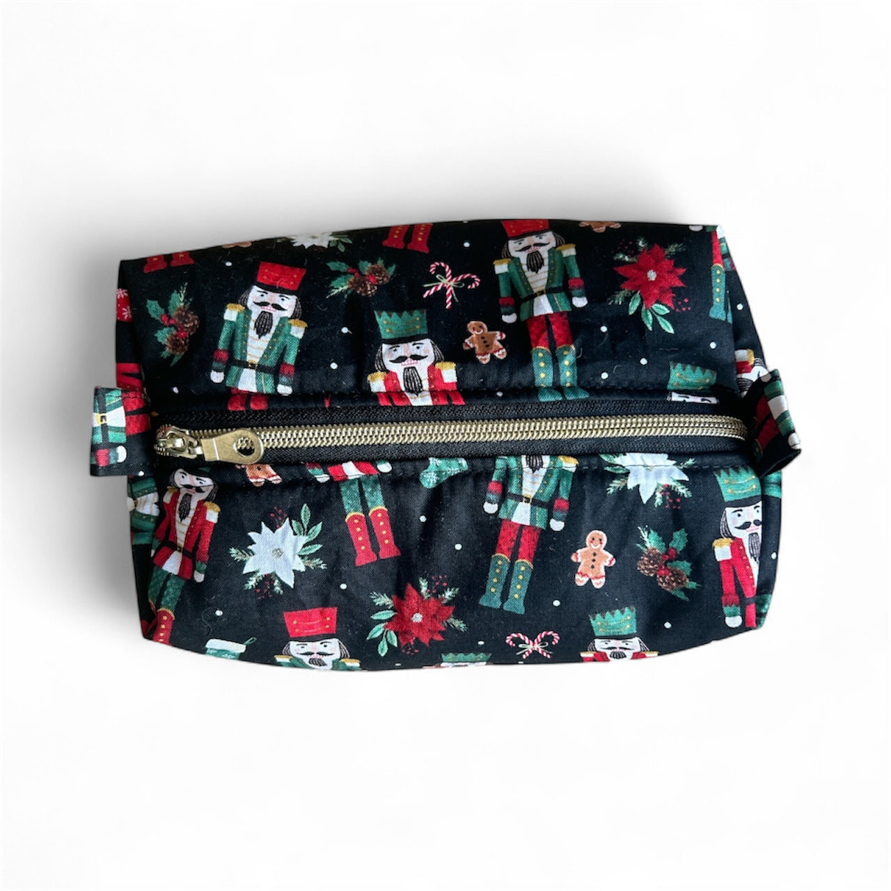 Boxy Makeup Bag - Nutcrackers