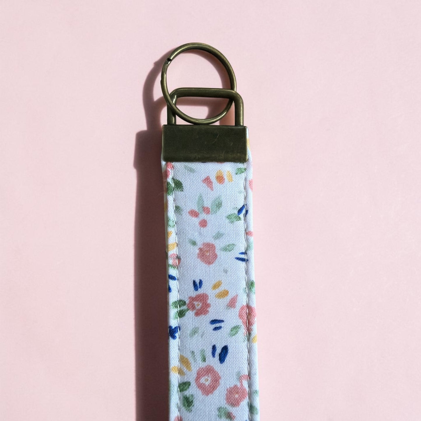 Pastel Petals Wristlet Keychain