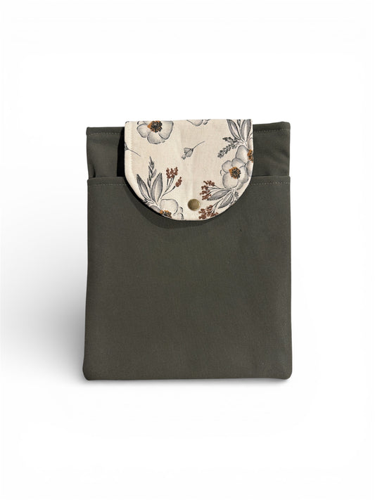 meadow canvas ipad sleeve padded tablet case floral minimalist ipad cover protective sleeve