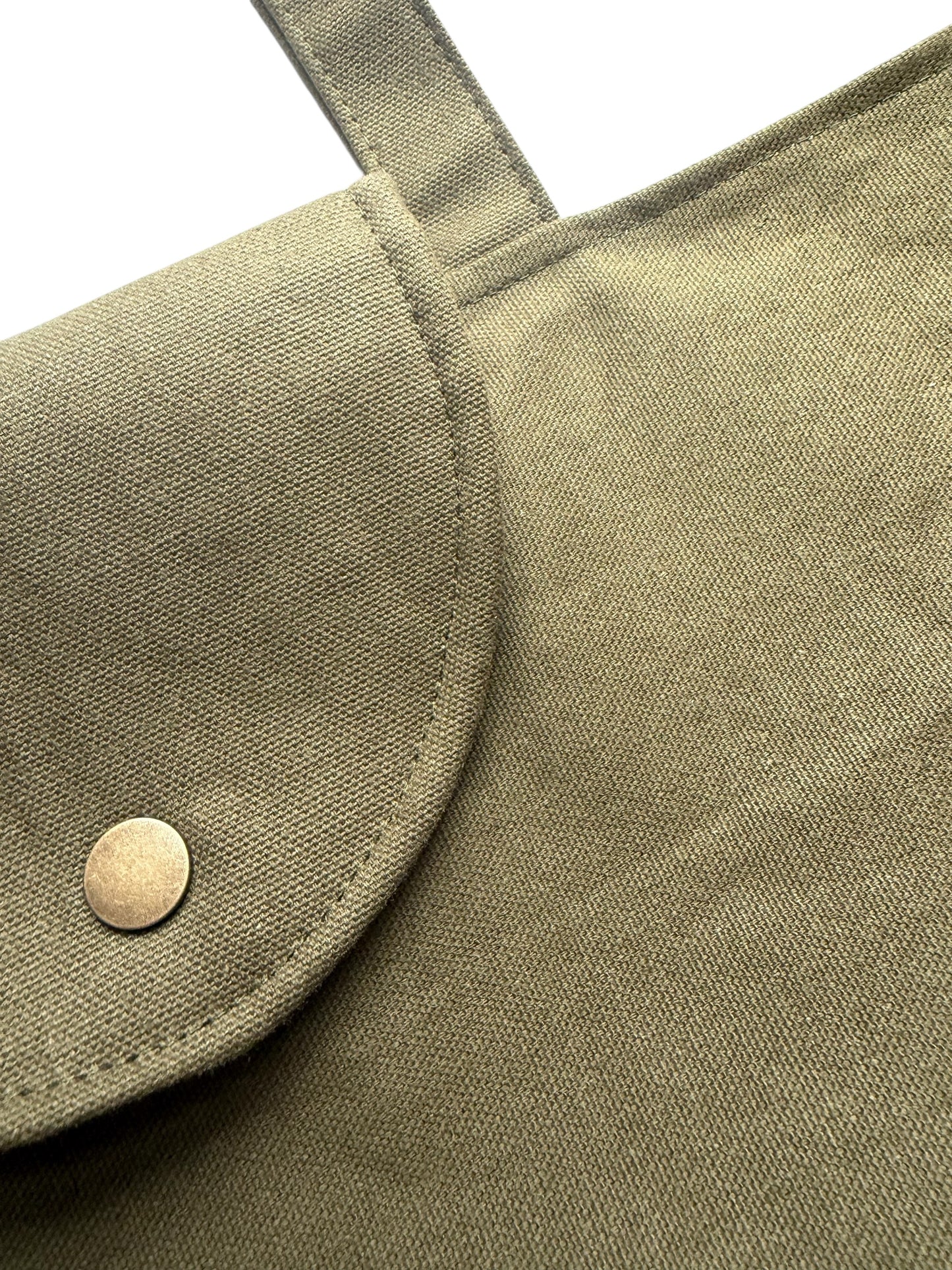 Siena Green Canvas Tote Bag