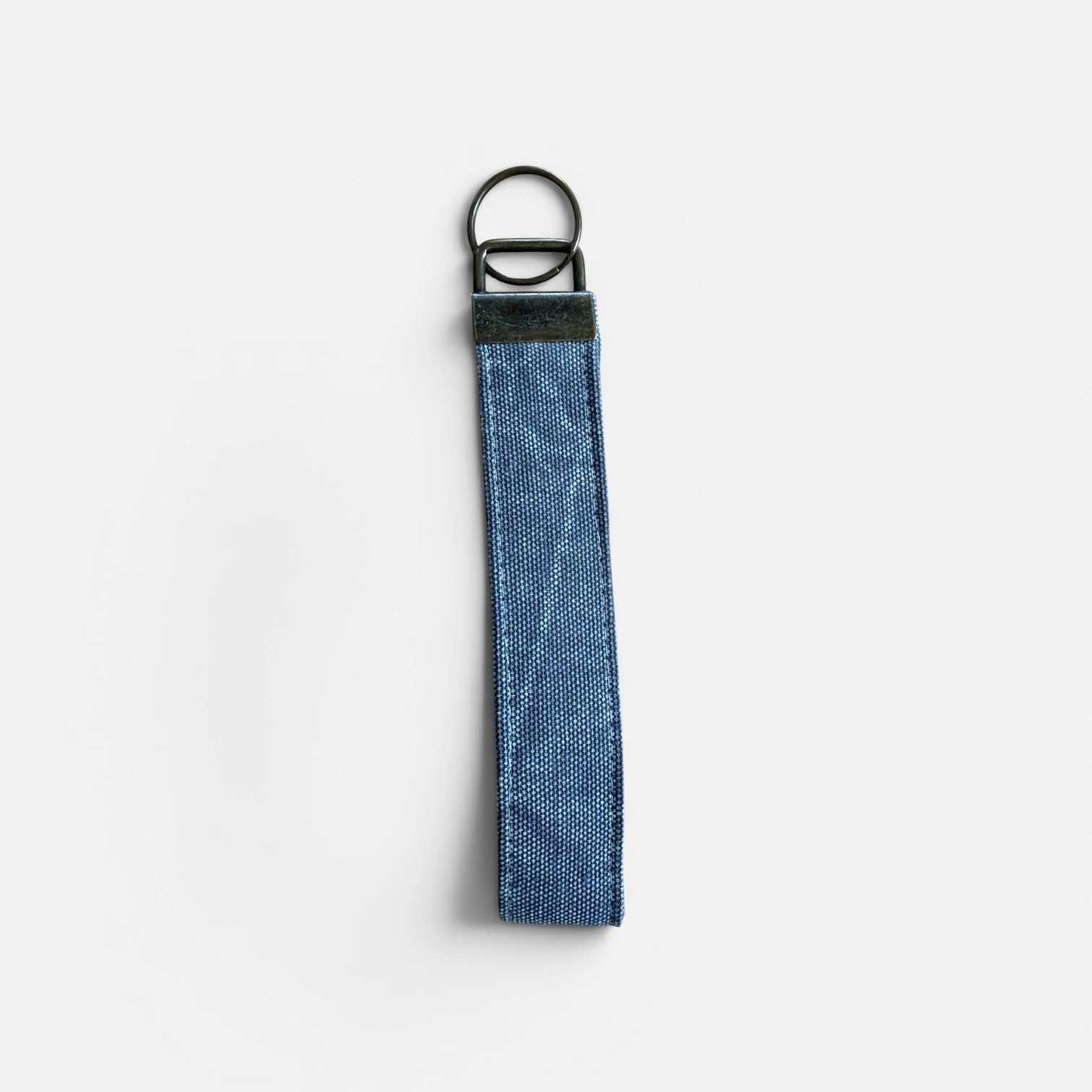 Washed Canvas Wristlet Keychain