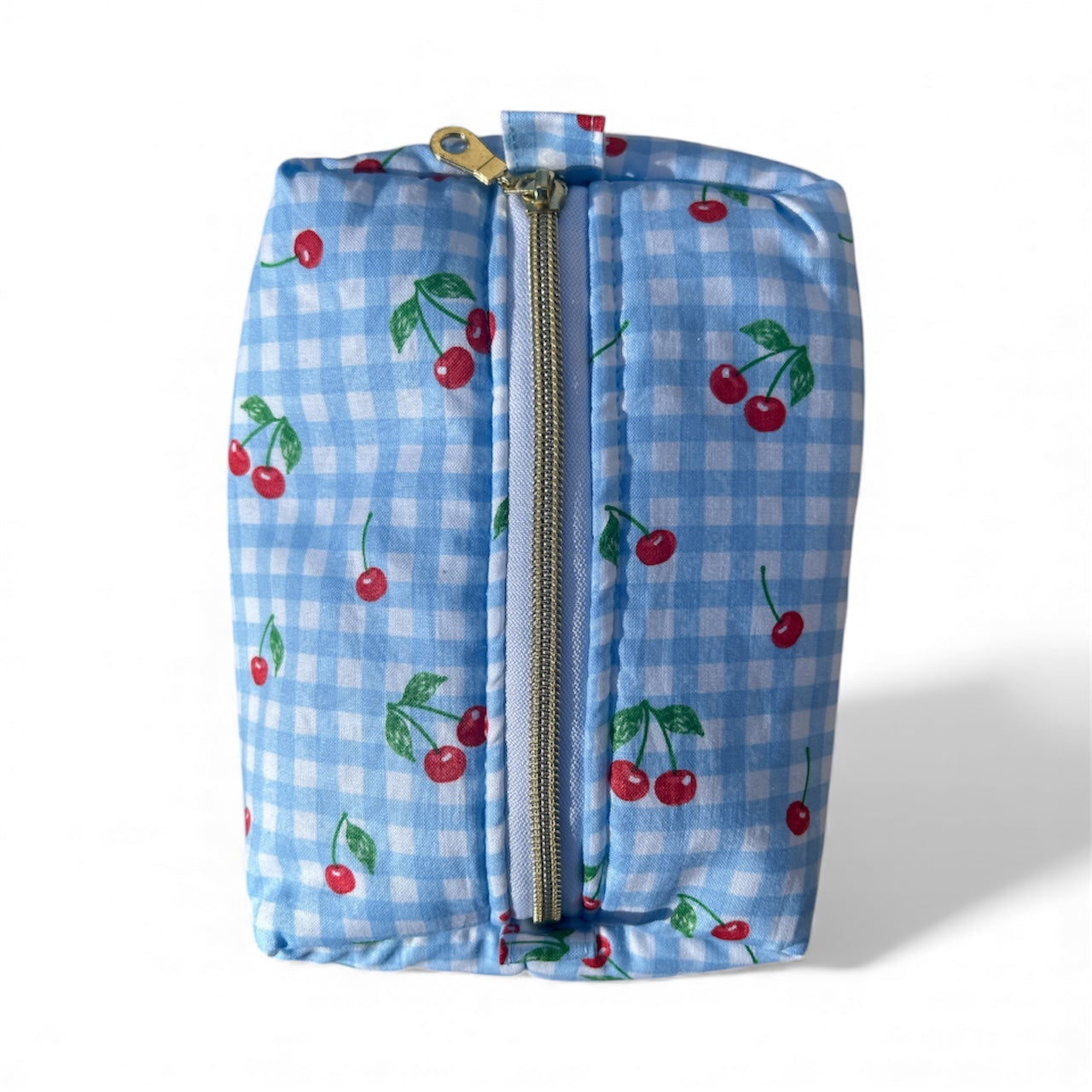 Boxy Pouch - Blue Cherry