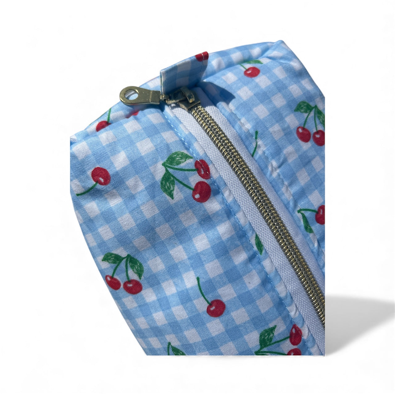 Boxy Pouch - Blue Cherry