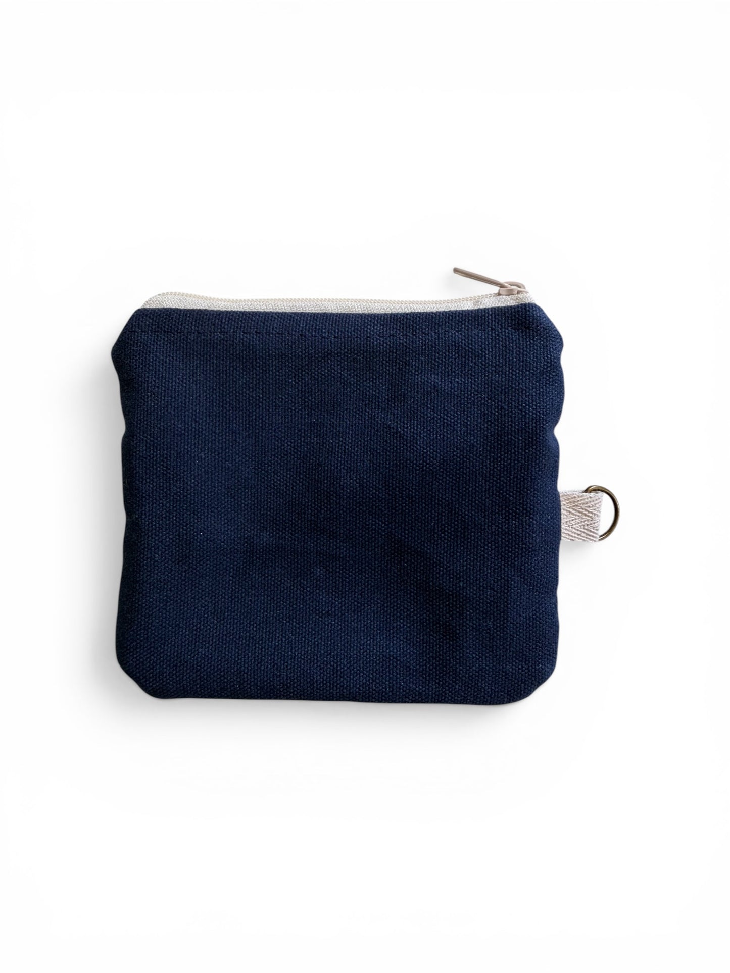 Florence Navy Floral Keychain Wallet