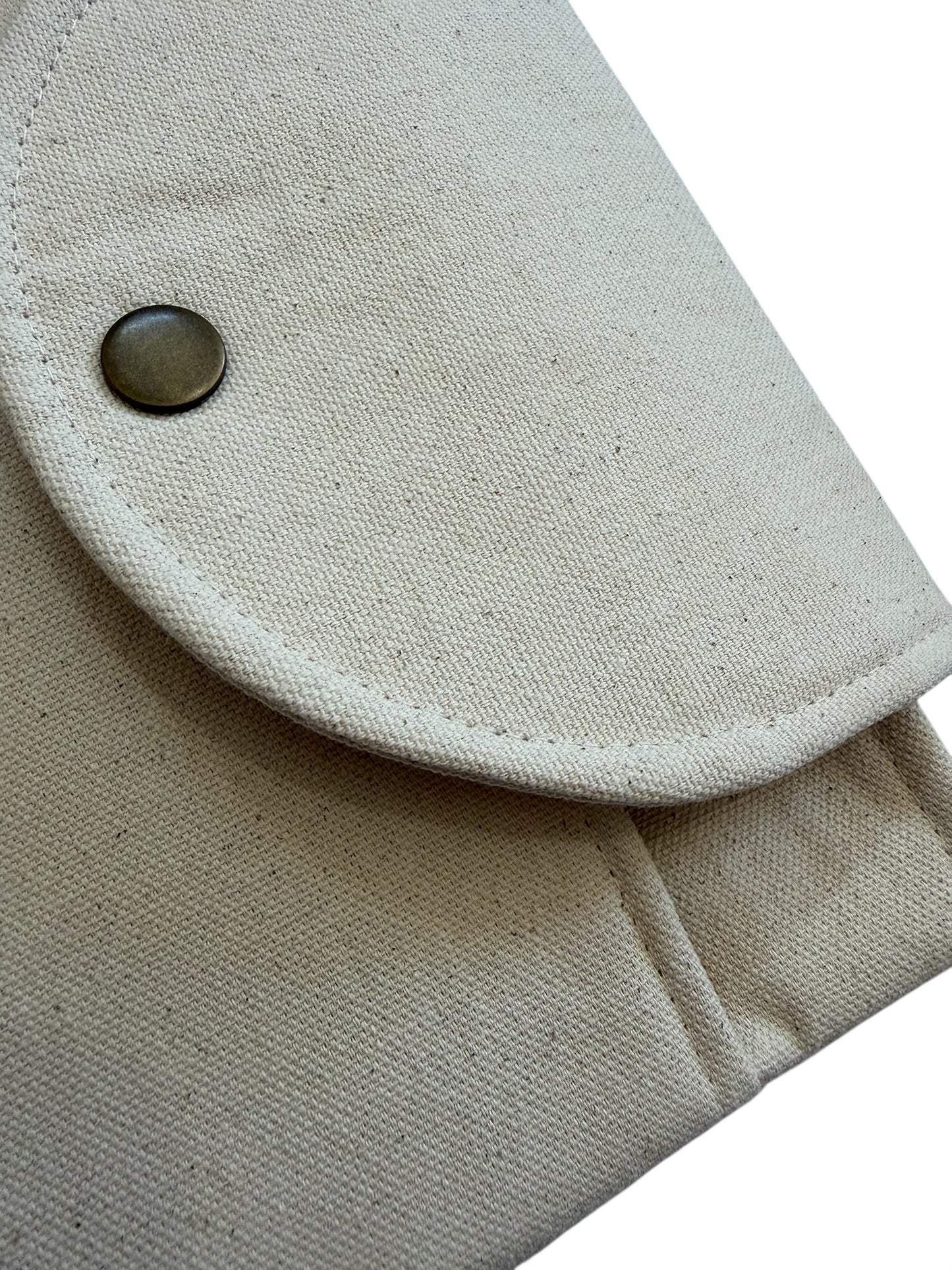 Lumela Neutral Canvas Ipad Bag