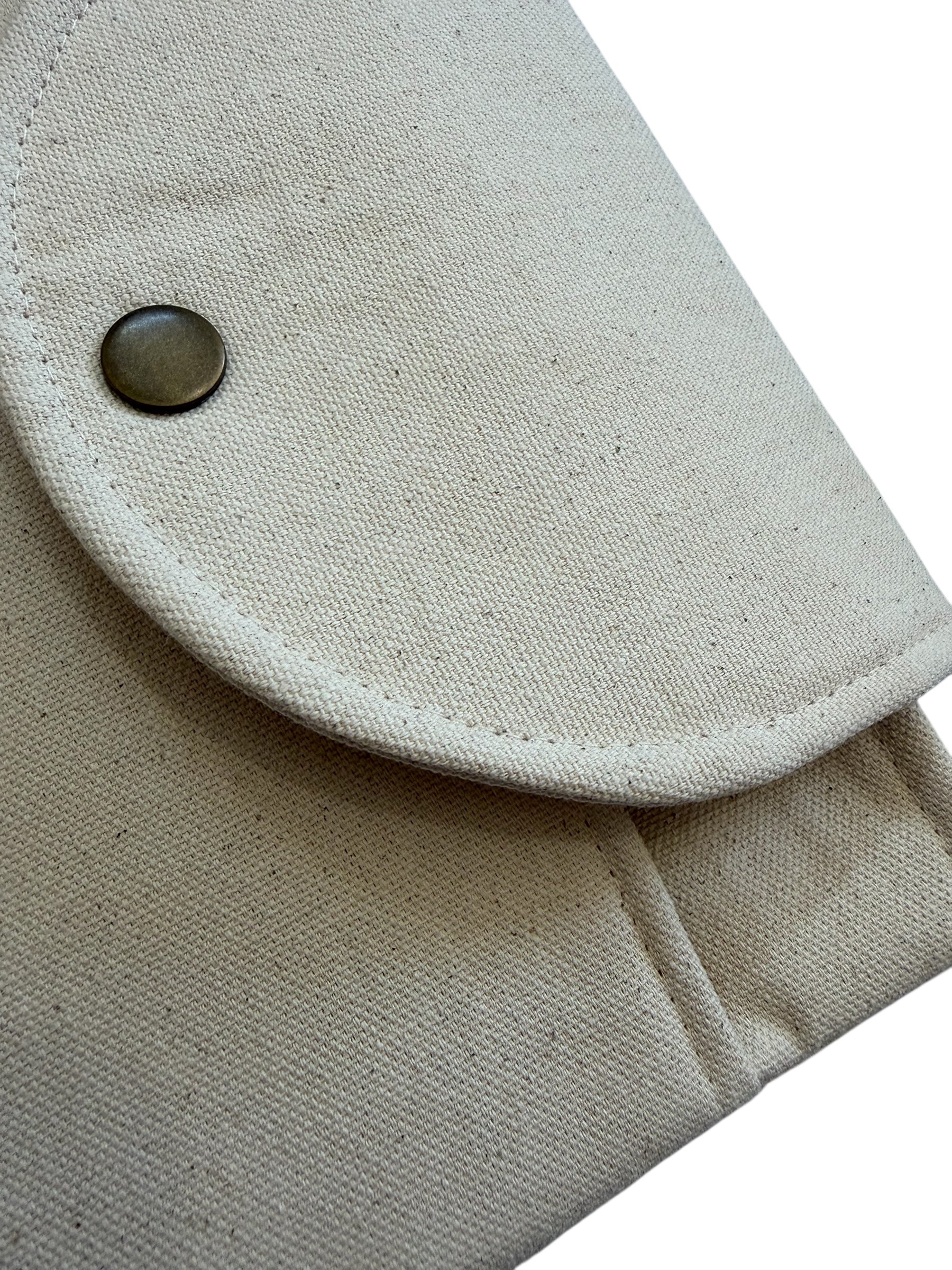 Lumela Neutral Canvas Ipad Sleeve