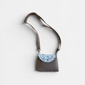 Florance Coffee Canvas Floral Crossbody Bag