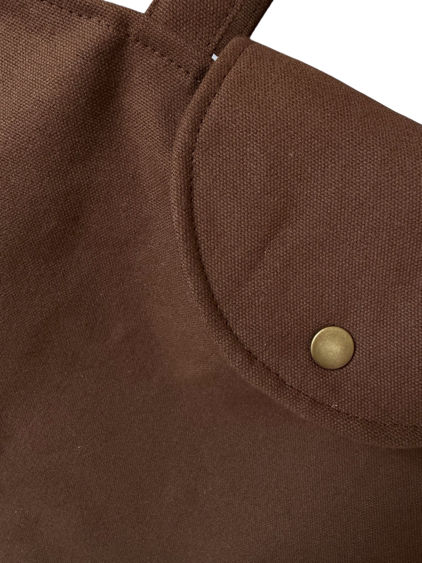 Siena Cocoa Canvas Tote Bag