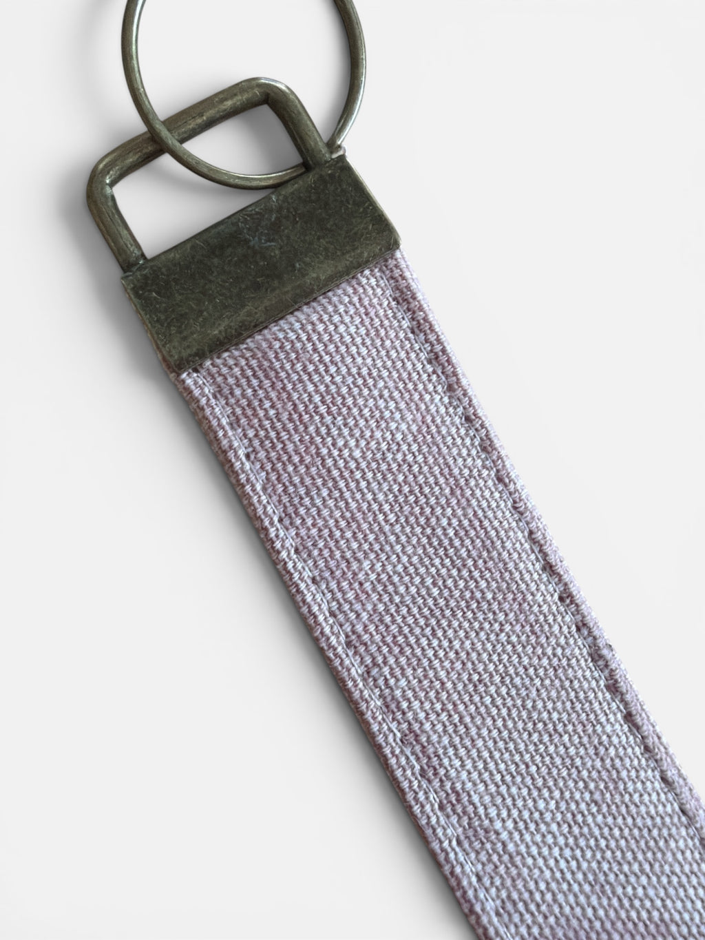 Washed Canvas Wristlet Keychain