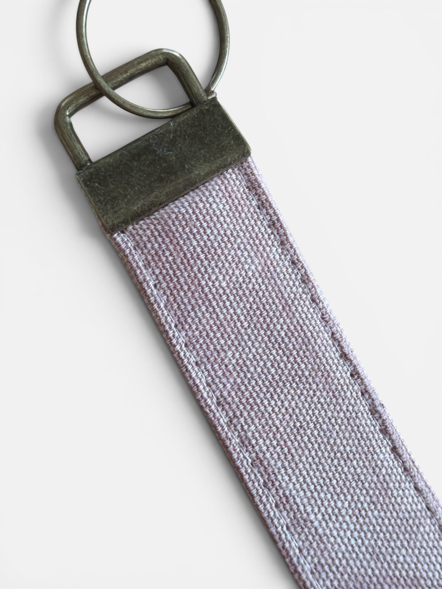 Washed Canvas Wristlet Keychain