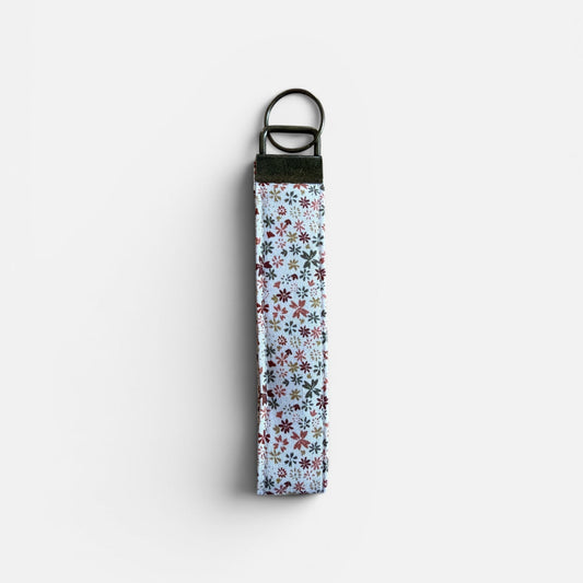 Ditsy Floral Wristlet Keychain