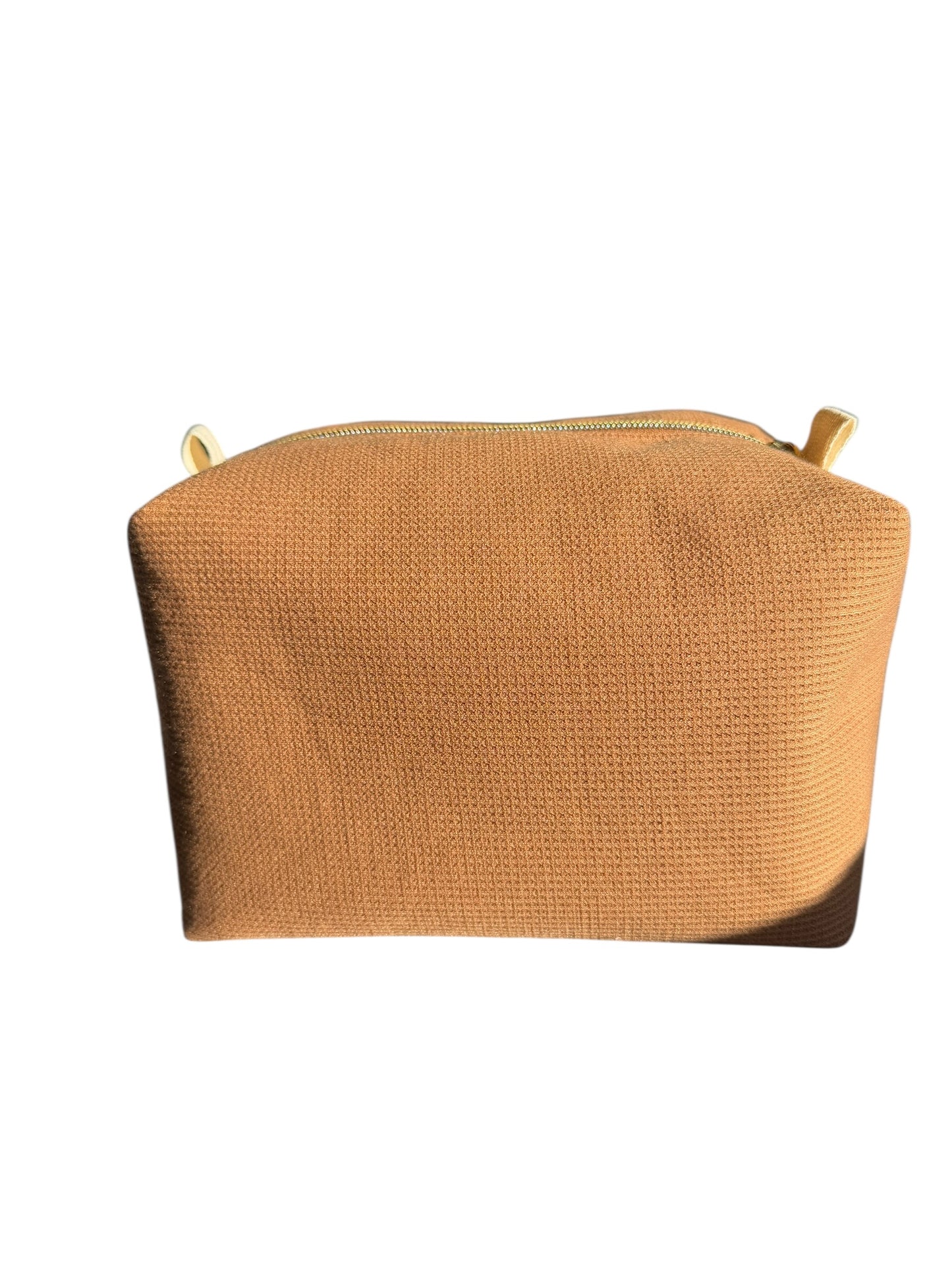 Waffle Knit Boxy Pouch