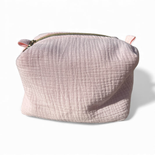 Boxy Pouch - Pink Muslin