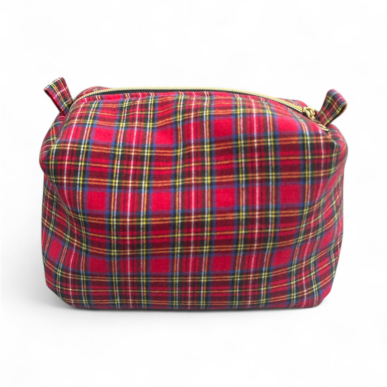 Boxy Pouch - Christmas Festive Plaid